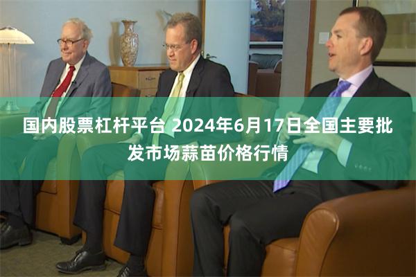 国内股票杠杆平台 2024年6月17日全国主要批发市场蒜苗价格行情