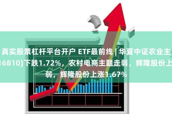 真实股票杠杆平台开户 ETF最前线 | 华夏中证农业主题ETF(516810)下跌1.72%，农村电商主题走弱，辉隆股份上涨1.67%