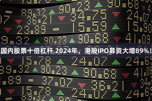 国内股票十倍杠杆 2024年，港股IPO募资大增89%！